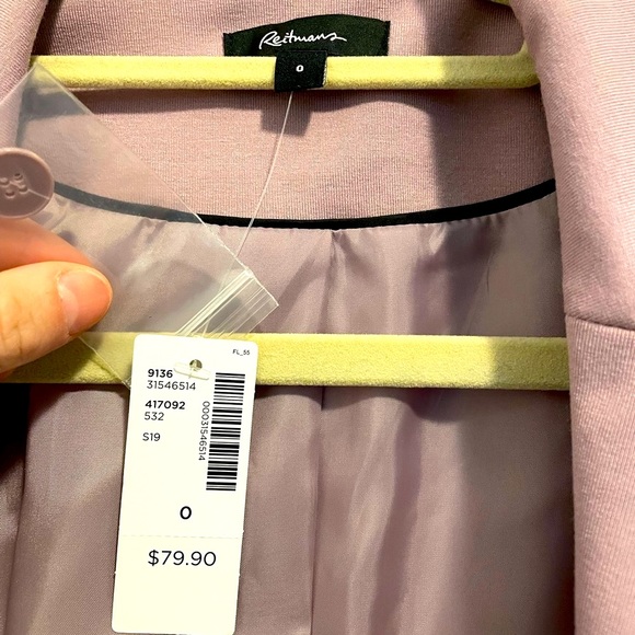 NWT | Reitmans Open Front Soft Blazer - Picture 2 of 6